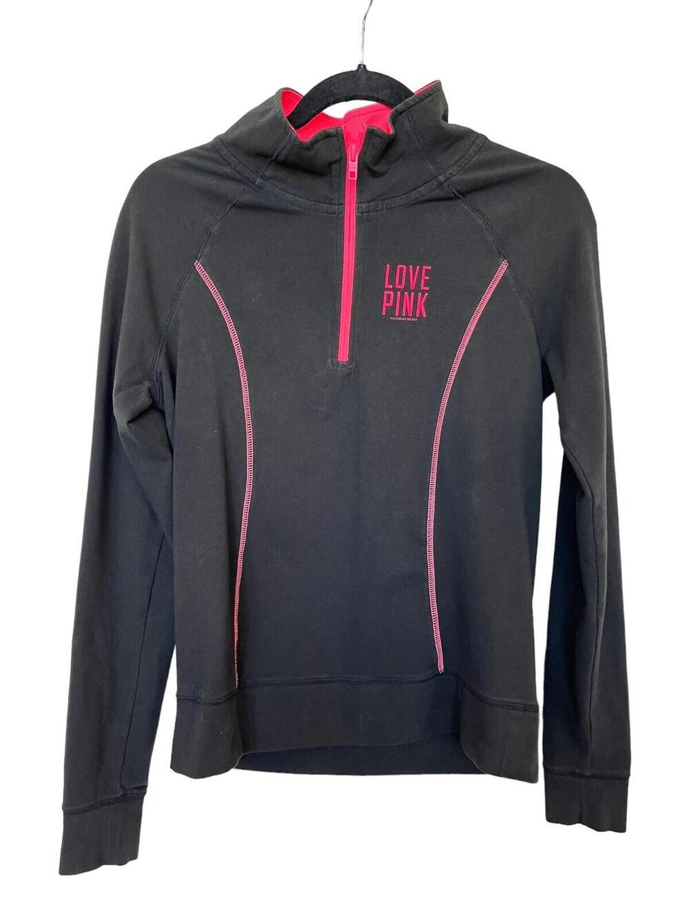 Better Victoria Secret VS Love Pink Jacket Black Size Small/Petite